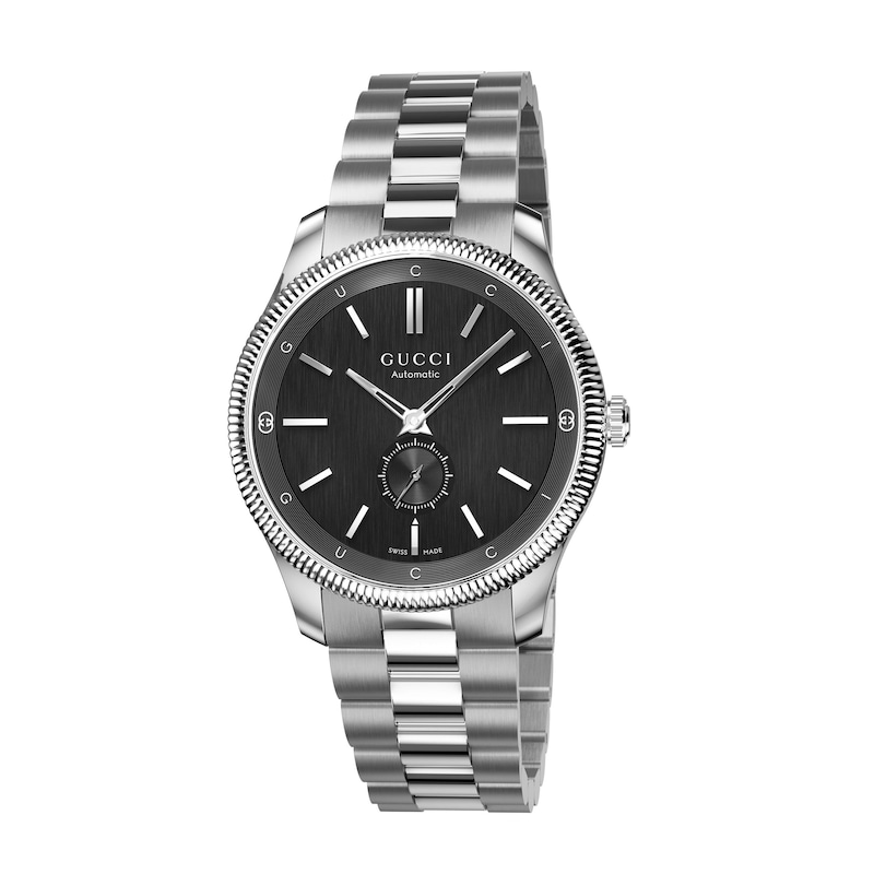 Gucci G-Timeless collection Black & Stainless Steel Bracelet Watch