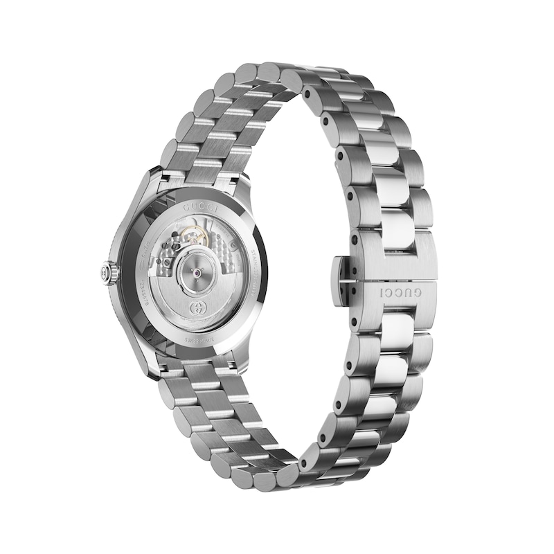 Gucci G-Timeless collection Black & Stainless Steel Bracelet Watch