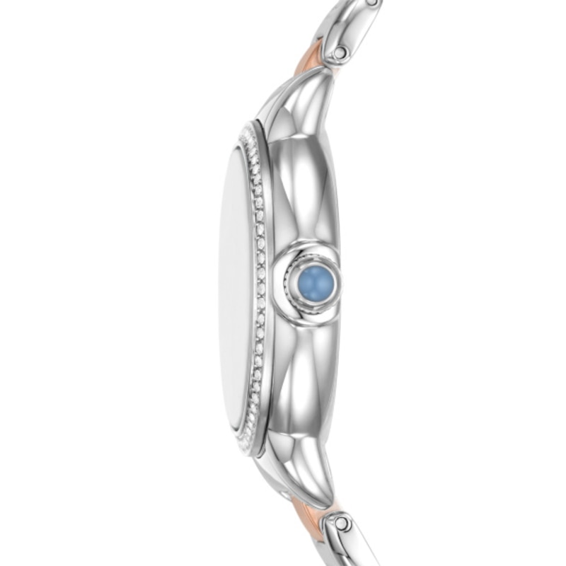 Emporio Armani Ladies' Blue Dial & Two-Tone Bracelet Watch