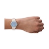 Thumbnail Image 3 of Emporio Armani Ladies' Blue Dial & Two-Tone Bracelet Watch