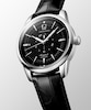 Thumbnail Image 4 of Longines Conquest Heritage Black Dial & Alligator Leather Strap Watch