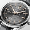 Thumbnail Image 4 of Longines Conquest Heritage Grey Dial & Alligator Leather Strap Watch