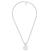 Thumbnail Image 0 of Gucci Interlocking Silver Pendant Necklace