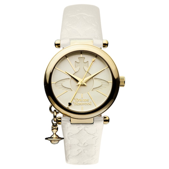 Vivienne Westwood Ladies’ Gold Plated Orb Strap Watch
