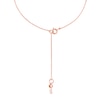 Thumbnail Image 2 of Michael Kors Pave Heart 14ct Rose Gold-Plated Necklace