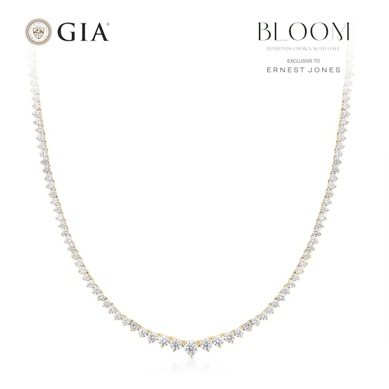 BLOOM The Tennis Collection 18ct Yellow Gold 5.75ct Lab Grow