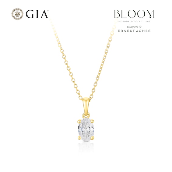 BLOOM Vienna 14ct Yellow Gold 0.50ct Lab Grown Diamond Oval 