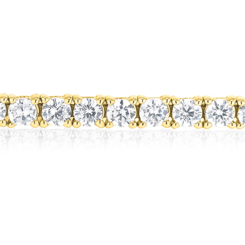 Main Image 2 of BLOOM The Tennis Collection 18ct Yellow Gold 3ct Lab Grown Diamond Tennis Bracelet