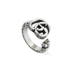 Gucci GG Marmont Key Silver Medium Ring