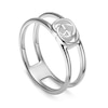 Thumbnail Image 1 of Gucci Interlocking Sterling Silver Ring (Size K-L)