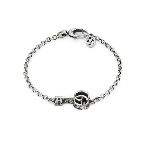 Gucci GG Marmont Key Sterling Silver 7 Bracelet