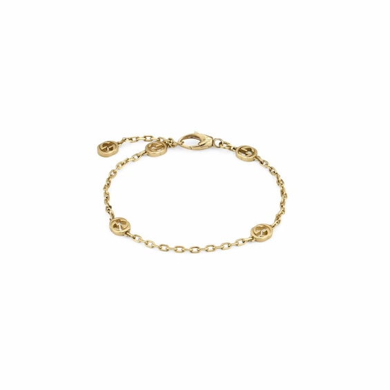 Gucci Interlocking G Ladies’ 18ct Yellow Gold 17cm Bracelet