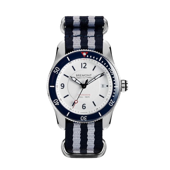 Bremont S300 Men’s Striped Strap Watch