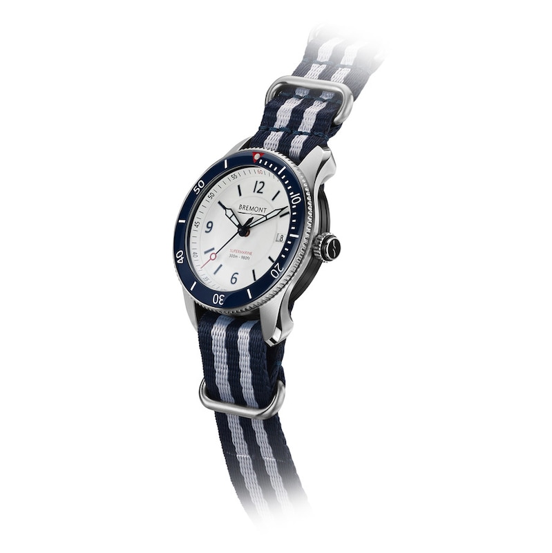 Bremont Supermarine S300 Men's Striped Strap Watch