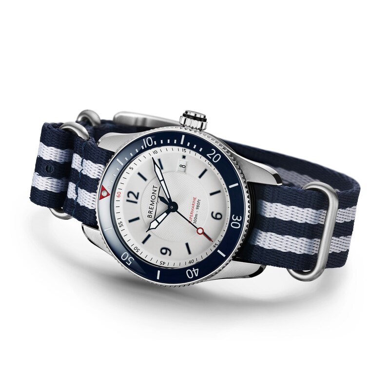 Bremont Supermarine S300 Men's Striped Strap Watch