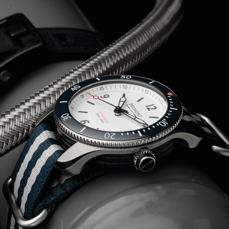 Bremont Supermarine S300 Men's Striped Strap Watch