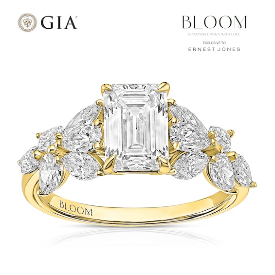 BLOOM Rome 18ct Yellow Gold 2.74ct Lab Grown Diamond Marquis