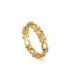 Thumbnail Image 0 of Gucci Flora 18ct Yellow Gold & Diamond M-N Ring
