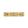 Thumbnail Image 2 of Gucci Flora 18ct Yellow Gold & Diamond M-N Ring