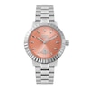 Thumbnail Image 1 of Vivienne Westwood Dulwich Quartz Coral Pink Dial & Stainless Steel Bracelet Watch