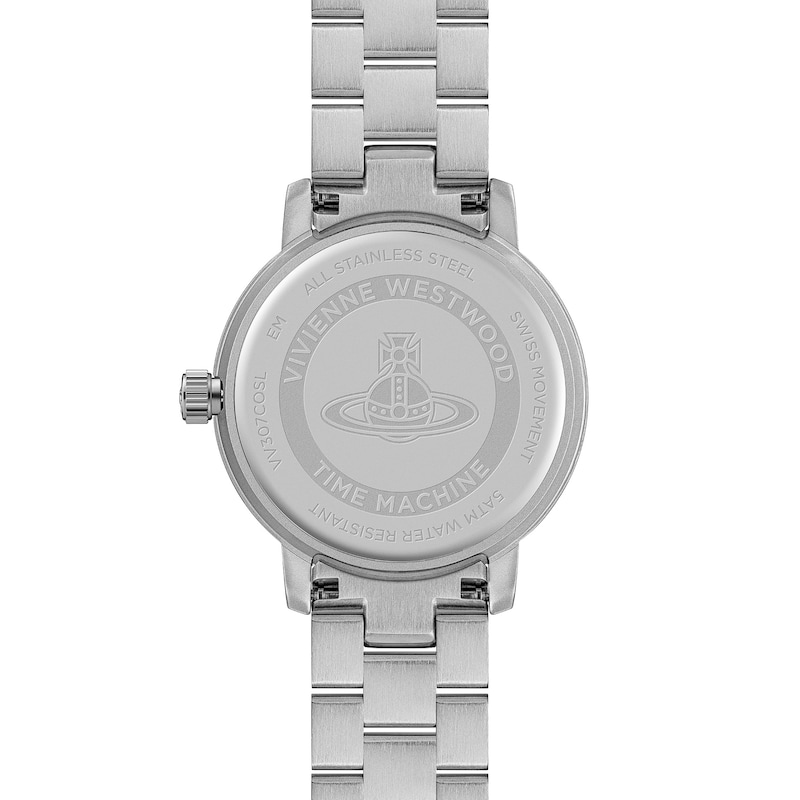 Main Image 6 of Vivienne Westwood Dulwich Quartz Coral Pink Dial & Stainless Steel Bracelet Watch