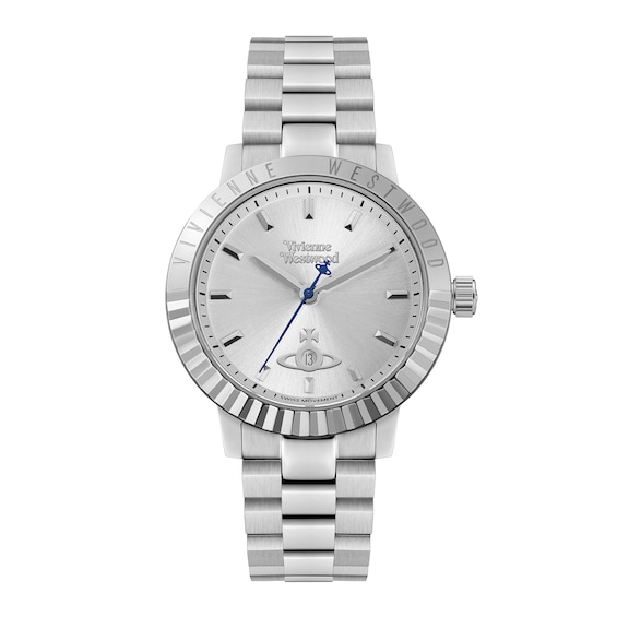 Women's Vivienne Westwood Dulwich Quartz Silver Dial & Stainless Steel Bracelet Watch