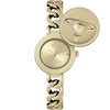 Thumbnail Image 2 of Vivienne Westwood Orb Button Gold Dial & Stainless Steel Link Chain Bracelet Watch