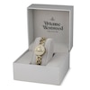Thumbnail Image 8 of Vivienne Westwood Orb Button Gold Dial & Stainless Steel Link Chain Bracelet Watch
