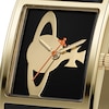 Thumbnail Image 3 of Vivienne Westwood Belvoir Women's Quartz Black Stainless Steel Bangle Watch