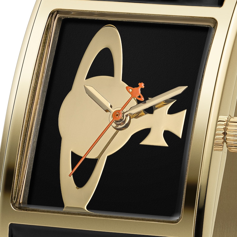 Main Image 3 of Vivienne Westwood Belvoir Women's Quartz Black Stainless Steel Bangle Watch