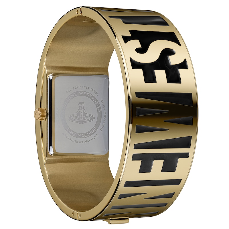 Main Image 5 of Vivienne Westwood Belvoir Women's Quartz Black Stainless Steel Bangle Watch