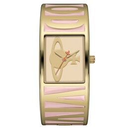 Vivienne Westwood Belvoir Ladies' Pink Stainless Steel Bangle Watch
