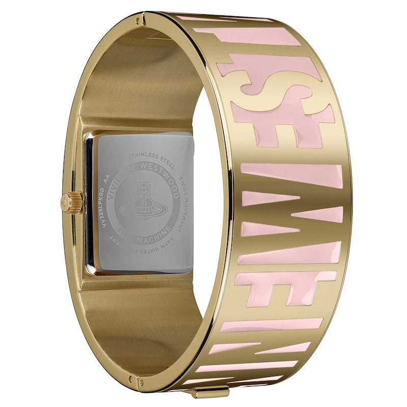 Main Image 5 of Vivienne Westwood Belvoir Ladies' Pink Stainless Steel Bangle Watch
