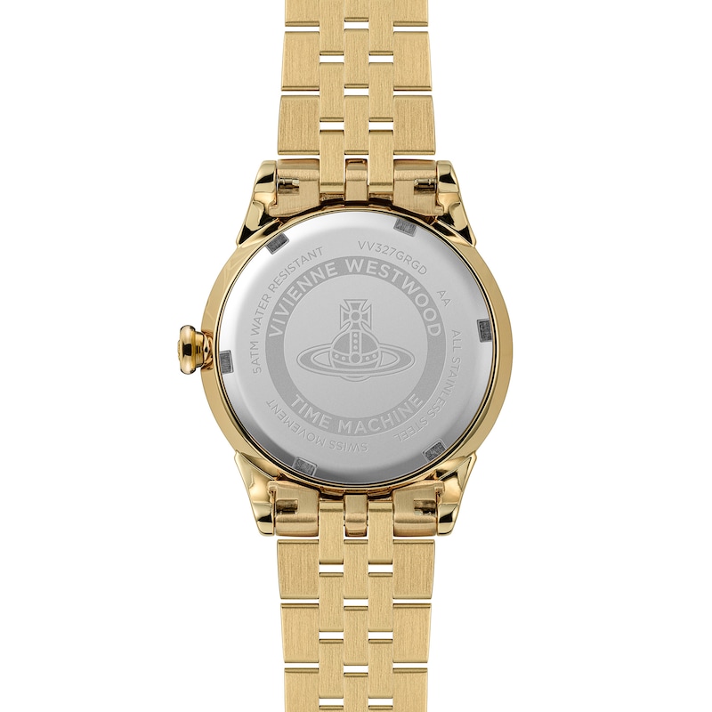 Main Image 6 of Vivienne Westwood Little Wallace Women's Green Dial & Gold Tone Bracelet Watch