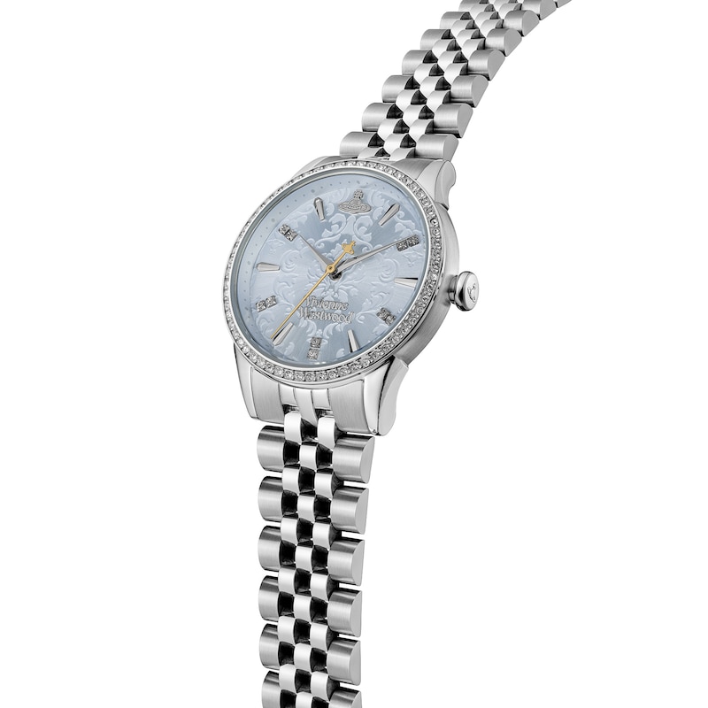 Main Image 3 of Vivienne Westwood Little Wallace Women's Pale Blue Dial & Stainless Steel Watch