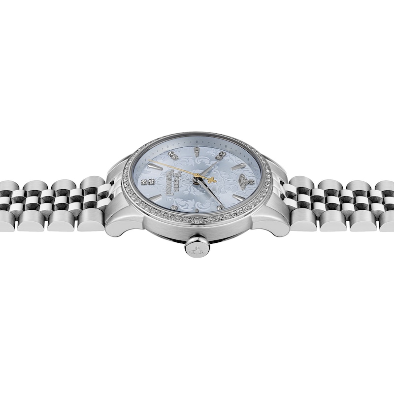 Main Image 4 of Vivienne Westwood Little Wallace Women's Pale Blue Dial & Stainless Steel Watch