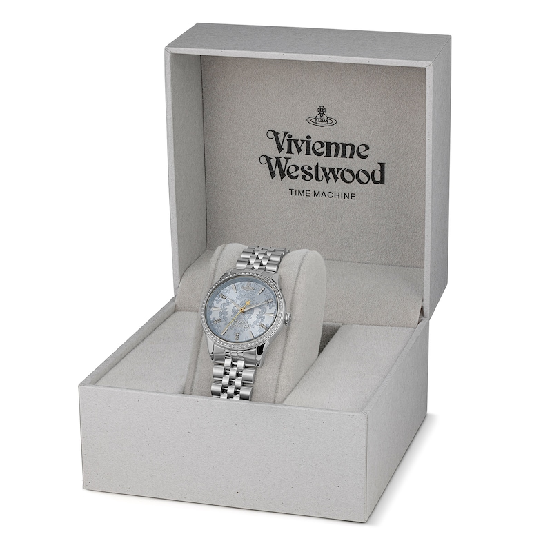 Main Image 7 of Vivienne Westwood Little Wallace Women's Pale Blue Dial & Stainless Steel Watch