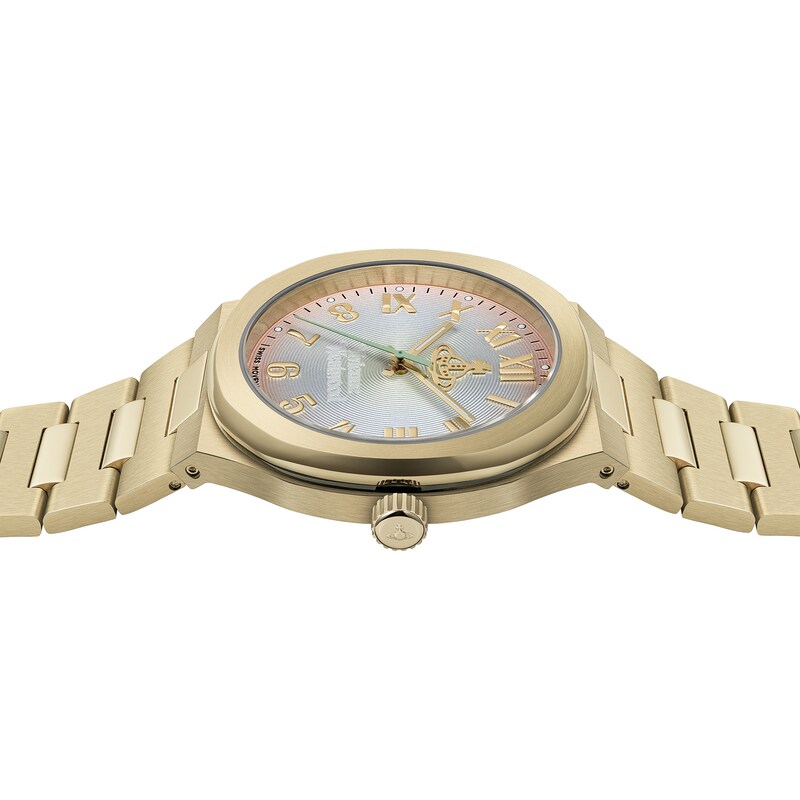 Main Image 4 of Vivienne Westwood Merton Multi Coloured Dial & Gold Stainless Steel Bracelet Watch