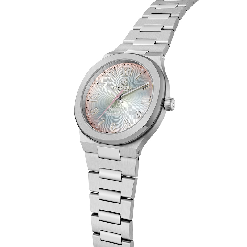 Main Image 3 of Vivienne Westwood Merton Multi Coloured Dial & Stainless Steel Bracelet Watch