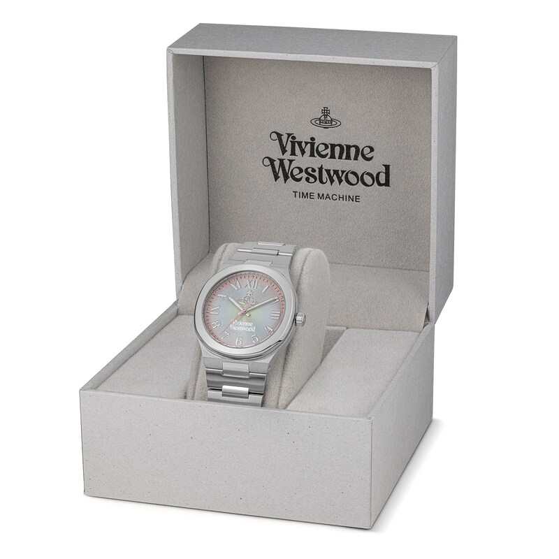 Main Image 7 of Vivienne Westwood Merton Multi Coloured Dial & Stainless Steel Bracelet Watch