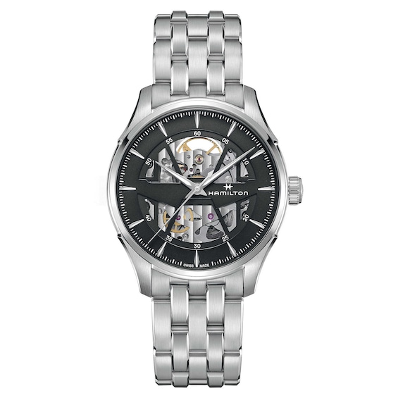 Hamilton Jazzmaster Skeleton Auto Mens Bracelet Watch