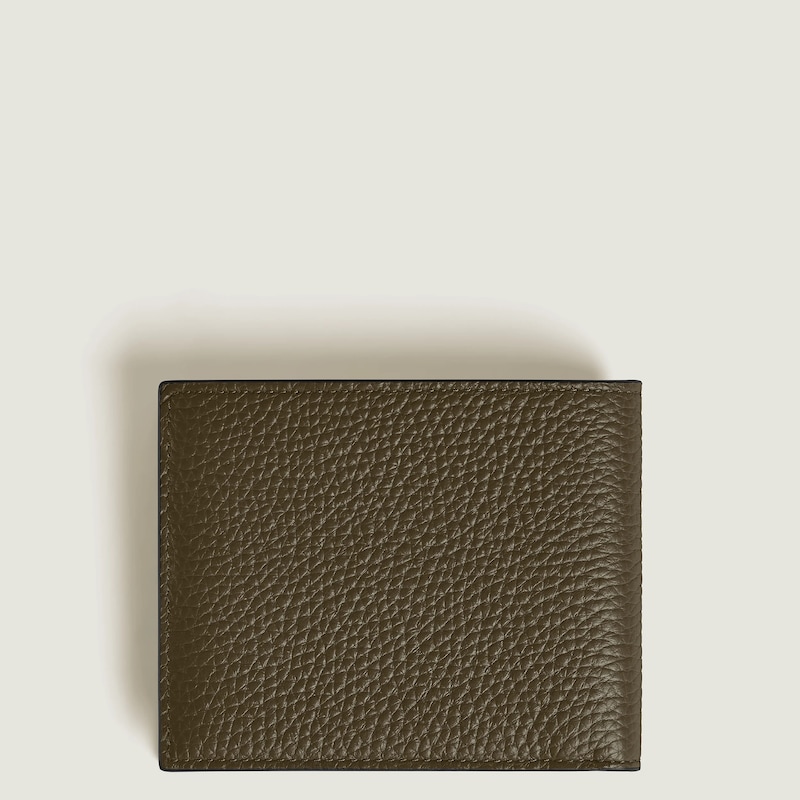 Main Image 4 of Montblanc Khaki Green Leather 6CC Wallet