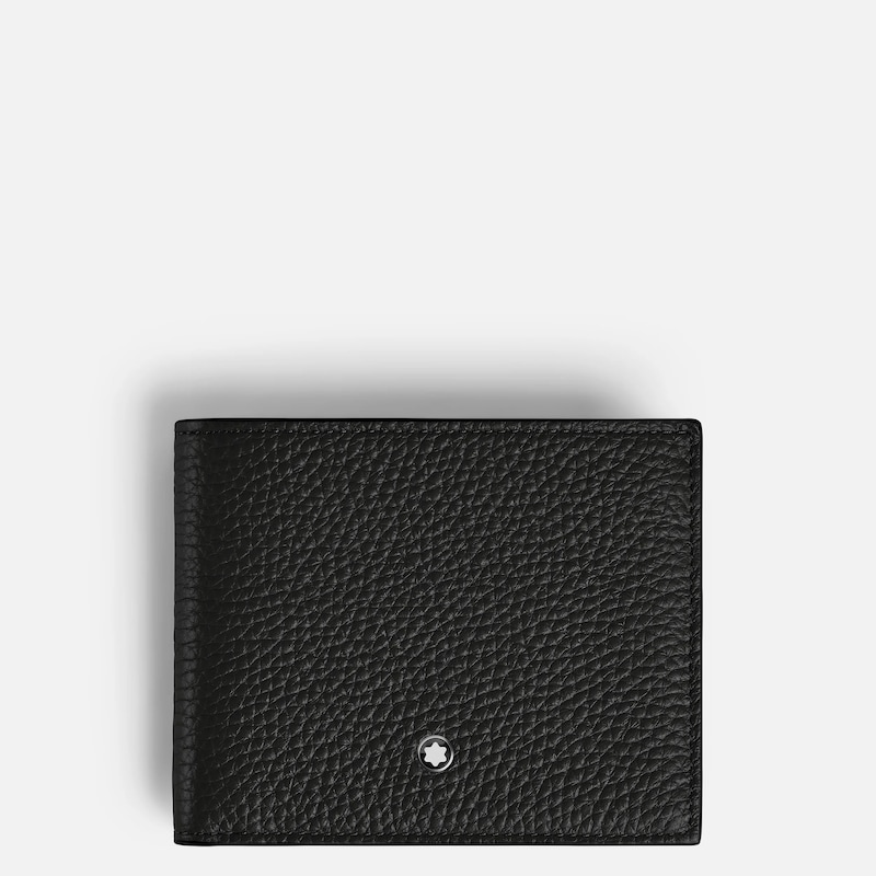 Main Image 1 of Montblanc Black Leather 6CC Wallet