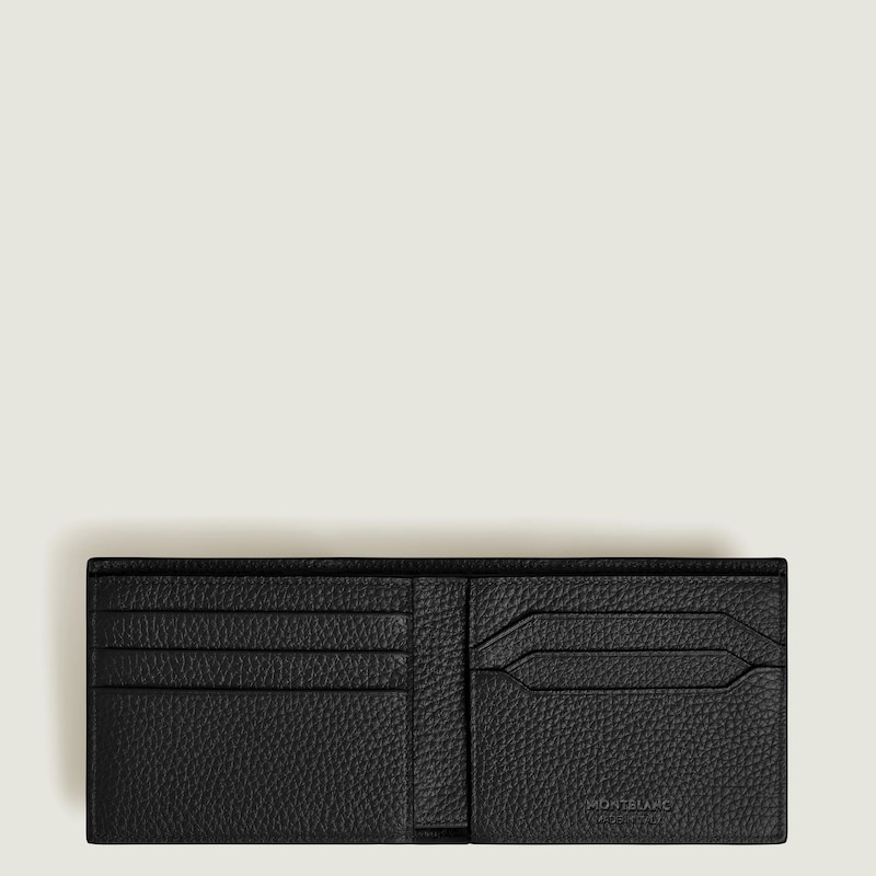 Main Image 6 of Montblanc Black Leather 6CC Wallet
