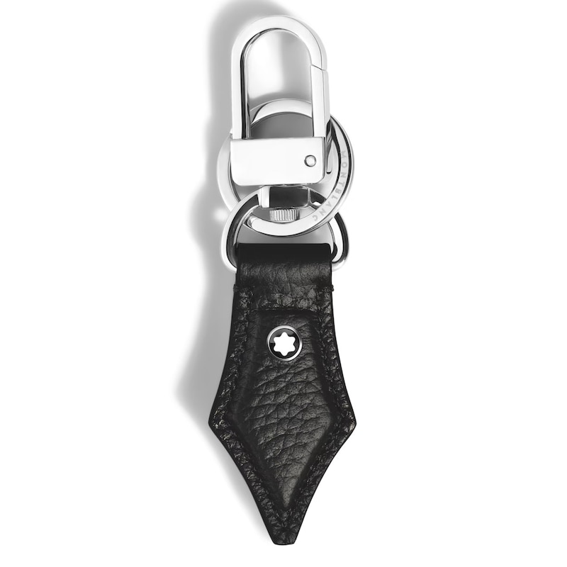 Main Image 1 of Montblanc Black Grain Leather Fountain Pen Nib Key Holder