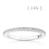 Thumbnail Image 1 of Vera Wang 18ct White Gold 0.23ct Diamond Eternity Certificated Ring