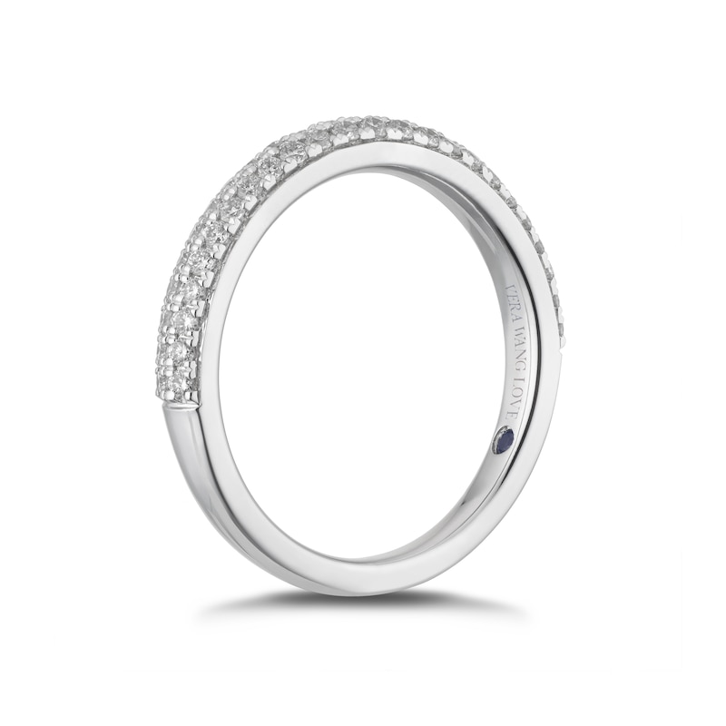 Main Image 2 of Vera Wang 18ct White Gold 0.37ct Diamond Eternity Certificated Ring