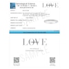 Thumbnail Image 5 of Vera Wang 18ct White Gold 0.37ct Diamond Eternity Certificated Ring