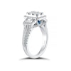 Thumbnail Image 2 of Vera Wang 18ct White Gold 0.95ct Diamond Cluster Certificated Ring