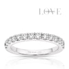 Thumbnail Image 1 of Vera Wang Platinum 0.45ct Diamond Eternity Certificated Ring